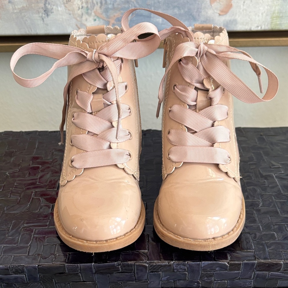 L’Amour Kids Lace-Up Ankle Boots